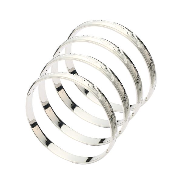 4pcs silver color fashion dubai bangles for women ethiopian trendy bangles jewelry, White
4pcs silver color fashion dubai bangles for women ethiopian trendy bangles jewelry, White