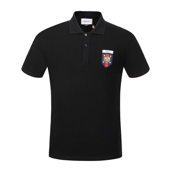 20ss italian men's designer polo shirt men's high street embroidery garter belt h tiger bee printing brand cotton clothing tee, White;black
20ss italian men's designer polo shirt men's high street embroidery garter belt h tiger bee printing brand cotton clothing tee, White;black