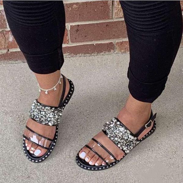 women summer beach sandals flats shoes woman gladiator plus size open toe pvc slippers sandalias mujer sapato feminino n579, Black
women summer beach sandals flats shoes woman gladiator plus size open toe pvc slippers sandalias mujer sapato feminino n579, Black