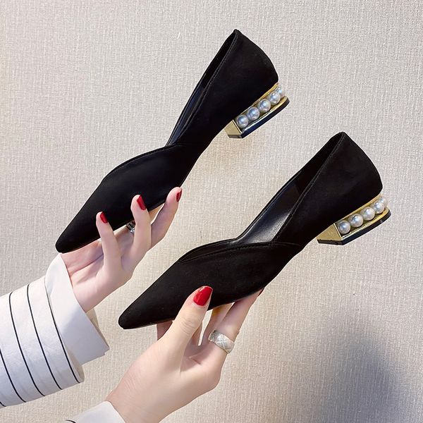 eoeodoit new fashion pearls heel shoes women autumn new casual low heels pumps lady office work heels daily wear shoes 2 cm, Black
eoeodoit new fashion pearls heel shoes women autumn new casual low heels pumps lady office work heels daily wear shoes 2 cm, Black