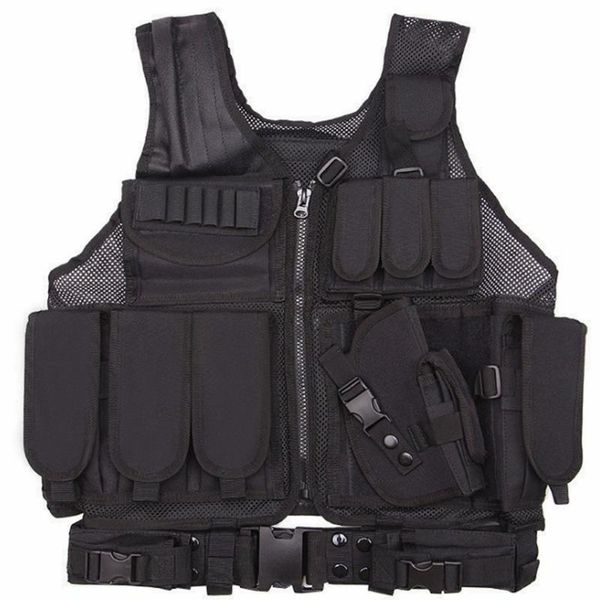 tactical vest for molle combat assault plate carrier tactical vest cs outdoor clothing hunting protective, Camo;black
tactical vest for molle combat assault plate carrier tactical vest cs outdoor clothing hunting protective, Camo;black