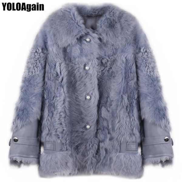 women's leather & faux yoloagain women single breasted sheepskin shearling jacket ladies genuine, Black
women's leather & faux yoloagain women single breasted sheepskin shearling jacket ladies genuine, Black