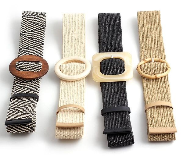 4.8cm women braided elastic belt round buckle square button fashion girdle bamboo buckle wood jade belt, Black;brown
4.8cm women braided elastic belt round buckle square button fashion girdle bamboo buckle wood jade belt, Black;brown
