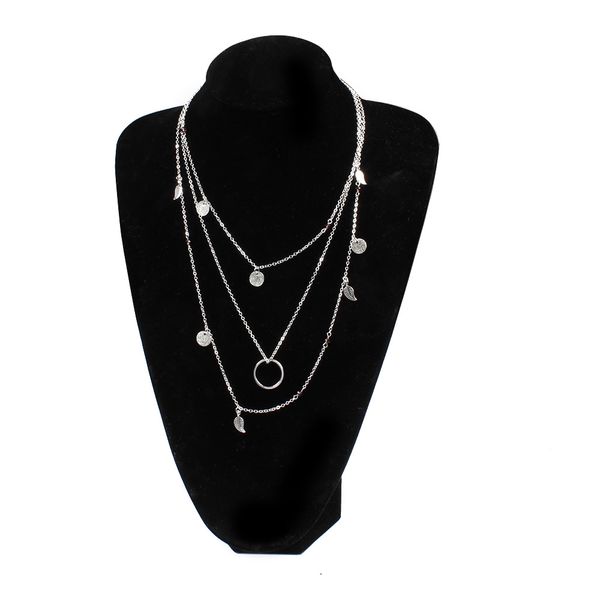 wholesale street vendor supplynew fashion multi element combination necklaces for women sequin leaf tassel pendant handmade necklace, Silver
wholesale street vendor supplynew fashion multi element combination necklaces for women sequin leaf tassel pendant handmade necklace, Silver