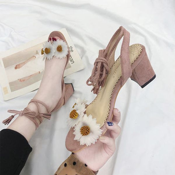 roman sandals female fairy wind 2020 summer new small fresh flowers wild net red straps thick with high heels, Black
roman sandals female fairy wind 2020 summer new small fresh flowers wild net red straps thick with high heels, Black