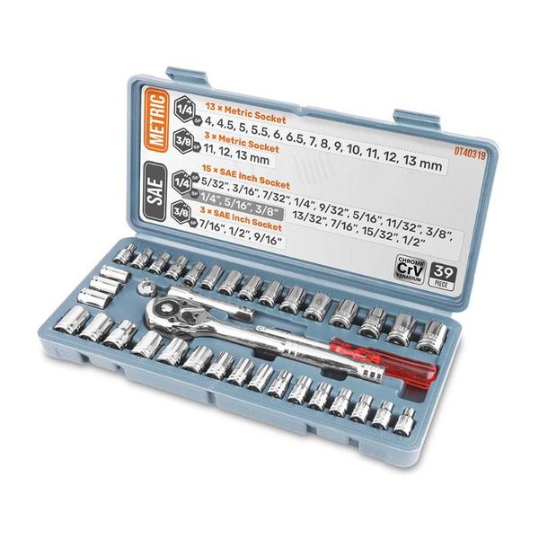 hi-spec 1/4 3/8 40pc metric sae socket set multi tool torque wrench ratchet wrench adjustable socket wrenche repair tools kit
hi-spec 1/4 3/8 40pc metric sae socket set multi tool torque wrench ratchet wrench adjustable socket wrenche repair tools kit