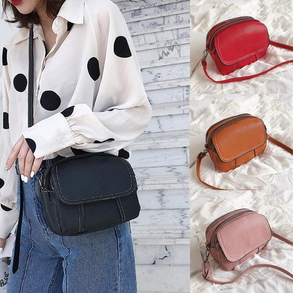fashion lady solid color multi-layer versatile shoulder messenger bag women's small square bags bolsa de hombro
fashion lady solid color multi-layer versatile shoulder messenger bag women's small square bags bolsa de hombro