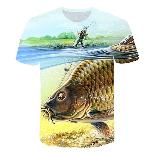 fishing fish new o collar summer 3d print shirts harajuku oversized anime men clothing
fishing fish new o collar summer 3d print shirts harajuku oversized anime men clothing