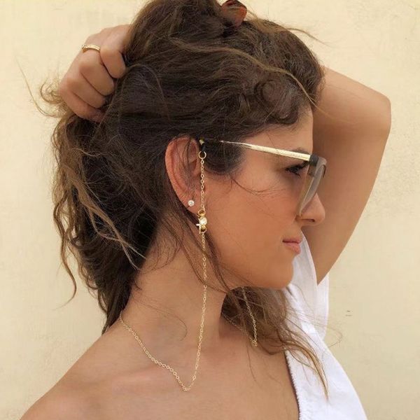 gold metal eyeglasses chains women fashion hanging neck elegant sunglasses reading glasses cords holder strap lanyards eyewear, Silver
gold metal eyeglasses chains women fashion hanging neck elegant sunglasses reading glasses cords holder strap lanyards eyewear, Silver