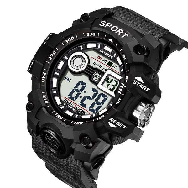 sports watch men design style electronic watch multifunction outdoor luminous alarm clock waterproof, Slivery;brown
sports watch men design style electronic watch multifunction outdoor luminous alarm clock waterproof, Slivery;brown