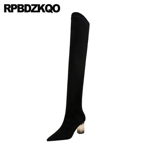 shoes women knee high tall winter slim slip on suede designer black long thick chunky pointed toe boots heel block
shoes women knee high tall winter slim slip on suede designer black long thick chunky pointed toe boots heel block