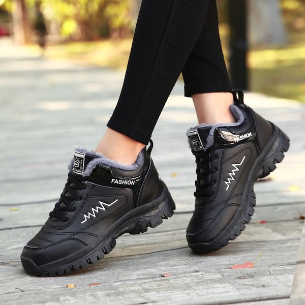 women winter boots warm waterproof snow boots quality flats shoes sneakers new outdoor lady women winter shoes plus size, Black
women winter boots warm waterproof snow boots quality flats shoes sneakers new outdoor lady women winter shoes plus size, Black