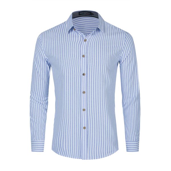 2020 autumn new classic vertical striped shirt men long sleeve smart casual office shirt 100% cotton business dress shirts,230, White;black
2020 autumn new classic vertical striped shirt men long sleeve smart casual office shirt 100% cotton business dress shirts,230, White;black