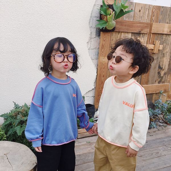 spring kids fashion contrast color long sleeve sweatshirts boys girls cotton loose 3 colors clothes lj200812, Black
spring kids fashion contrast color long sleeve sweatshirts boys girls cotton loose 3 colors clothes lj200812, Black