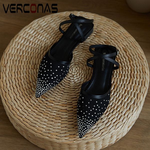 verconas 2020 woman sandals women pumps genuine leather brand design summer rhinestone pointed toe square high heels shoes woman, Black
verconas 2020 woman sandals women pumps genuine leather brand design summer rhinestone pointed toe square high heels shoes woman, Black