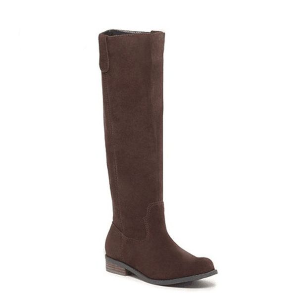 adisputent ницца колени high flat boots botas женщины кожа pu замши матовый сапоги скользят по zapatos de mujer сплошной зимней обуви, Black
adisputent ницца колени high flat boots botas женщины кожа pu замши матовый сапоги скользят по zapatos de mujer сплошной зимней обуви, Black