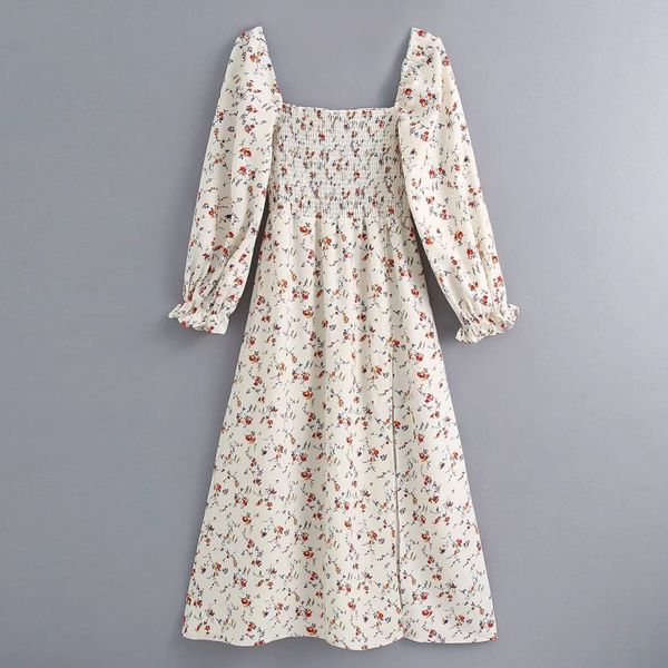 casual dresses 2021 women vintage square collar flower print split midi dress chic lady puff sleeve elastic vestidos slim ds3820, Black;gray
casual dresses 2021 women vintage square collar flower print split midi dress chic lady puff sleeve elastic vestidos slim ds3820, Black;gray