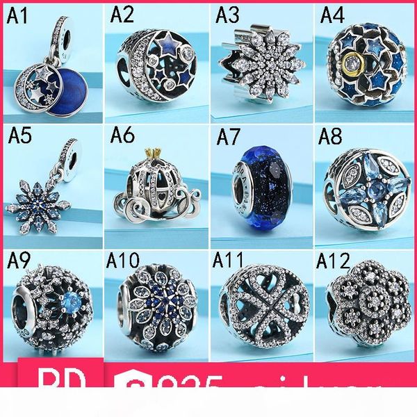 s925 sterling silver pan-do-ra bracelet bead blue snowflake retro night pendant pumpkin car star glass glass beaded, Black
s925 sterling silver pan-do-ra bracelet bead blue snowflake retro night pendant pumpkin car star glass glass beaded, Black