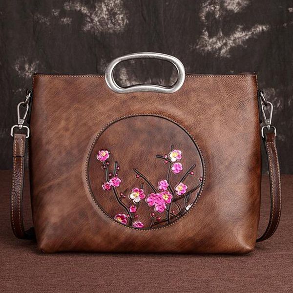 genuine leather messenger shoulder women bag floral pattern large capacity vintage design natural skin tote bags female handbag
genuine leather messenger shoulder women bag floral pattern large capacity vintage design natural skin tote bags female handbag