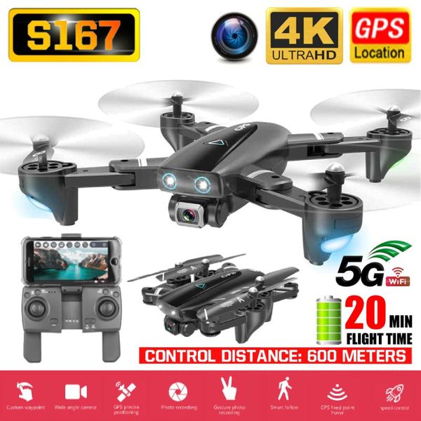 rc quadcopter s167 drone gps 4k hd camera 5g wifi fpv foldable selfie drones professional 600m control distance follow me
rc quadcopter s167 drone gps 4k hd camera 5g wifi fpv foldable selfie drones professional 600m control distance follow me