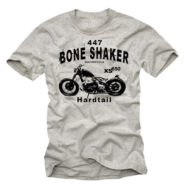 2019 new summer slim tee shirt motorcylce men's t-shirt xs650 twin bobber