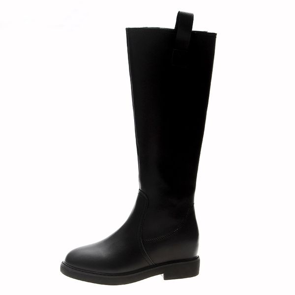 2020 women boots winter solid color round head high tube short plush knight boots set of foot thick heel warm boots leather pu, Black
2020 women boots winter solid color round head high tube short plush knight boots set of foot thick heel warm boots leather pu, Black