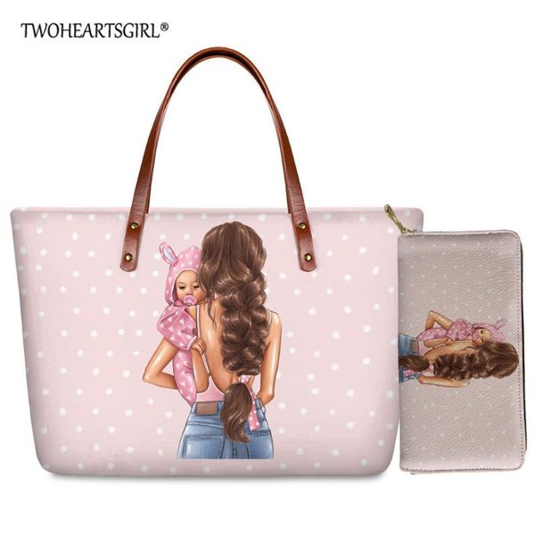 twoheartsgirl super mom print women tote handbag ladies shoulder bag stylish large capacity handle bag with leather wallet
twoheartsgirl super mom print women tote handbag ladies shoulder bag stylish large capacity handle bag with leather wallet