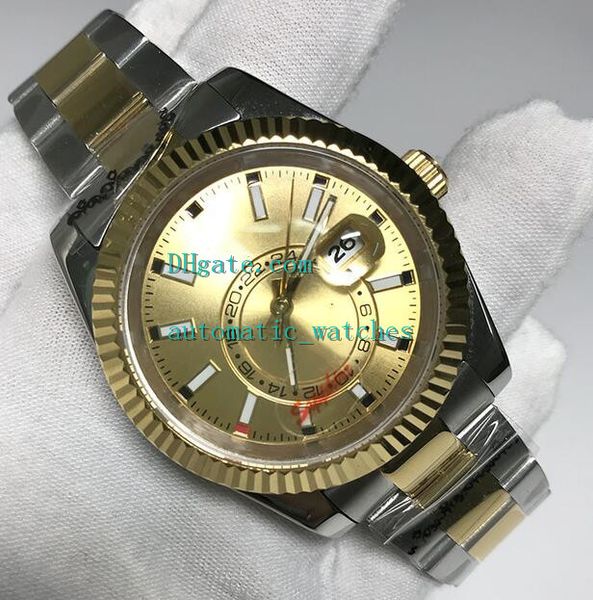 luxury watches gmt working 326934 326933 automatic mechanical sky 42mm silver crystal sapphire gold limited sport wristwatches, Slivery;brown
luxury watches gmt working 326934 326933 automatic mechanical sky 42mm silver crystal sapphire gold limited sport wristwatches, Slivery;brown