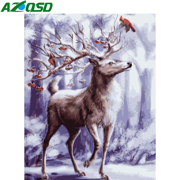 azqsd diy oil painting by numbers animal acrylic paint unframe pictures by numbers deer drawing on canvas handpainted gift
azqsd diy oil painting by numbers animal acrylic paint unframe pictures by numbers deer drawing on canvas handpainted gift
