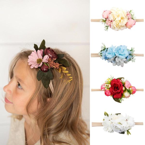 nylon summer baby wedding cn for crown head hair girl band kids headband accessories flower wreath gyvso, Black;brown
nylon summer baby wedding cn for crown head hair girl band kids headband accessories flower wreath gyvso, Black;brown