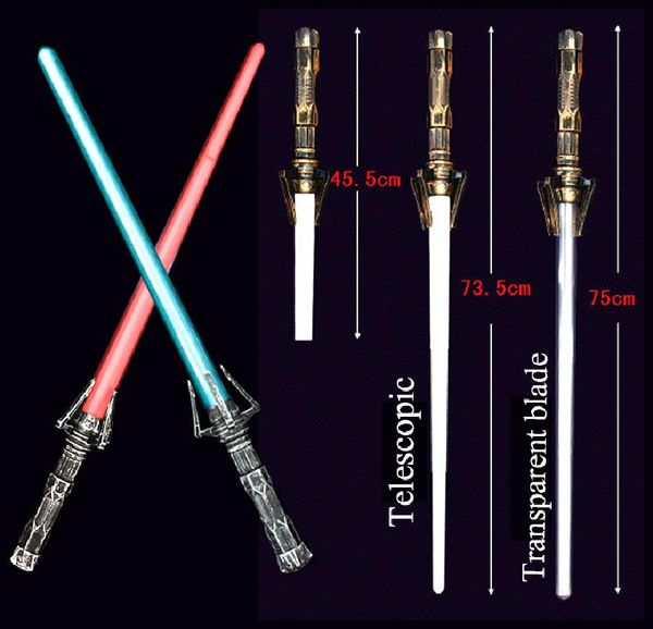 2in1 luninous lightsaber colorful led sword weapons props cosplay bar party wars flashing lightstick simulated sound light saber kids toys
2in1 luninous lightsaber colorful led sword weapons props cosplay bar party wars flashing lightstick simulated sound light saber kids toys