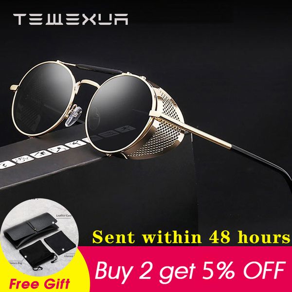 tewexua brand 2020 new style fashion gothic steampunk polarized sun glasses brand designer women men steam punk sunglasses uv400, White;black
tewexua brand 2020 new style fashion gothic steampunk polarized sun glasses brand designer women men steam punk sunglasses uv400, White;black