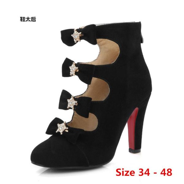 summer boots woman high heel boots high heels for women shoes ankle booties female small big size 34 - 48, Black
summer boots woman high heel boots high heels for women shoes ankle booties female small big size 34 - 48, Black