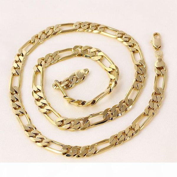 women or mens 24k real solid gold gf figaro chain necklace 8 mm links 60 cm curb gift case, Silver
women or mens 24k real solid gold gf figaro chain necklace 8 mm links 60 cm curb gift case, Silver