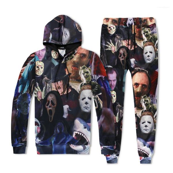 hoodies long pants 2pcs sets males clothing hallows day 3d digital print mens designer tracksuits fashion, Gray
hoodies long pants 2pcs sets males clothing hallows day 3d digital print mens designer tracksuits fashion, Gray