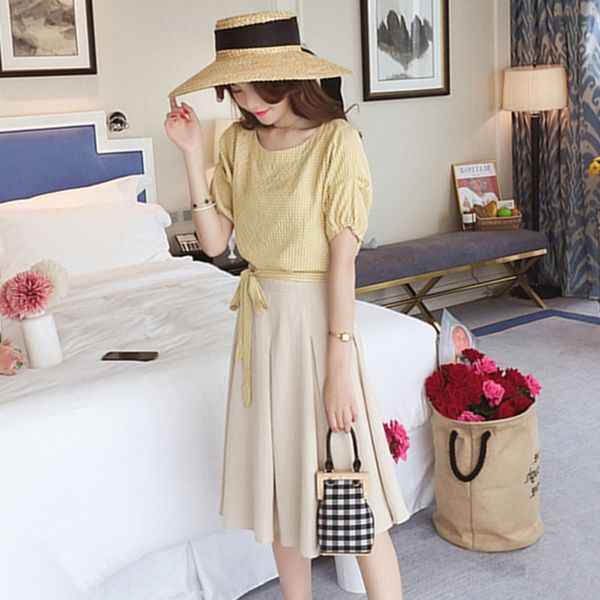 2020 new skirtshirt skirt mid-length elegant suit skirt children's xiaoxiang style internet red fashion plaid shirt western style two-p, Gray
2020 new skirtshirt skirt mid-length elegant suit skirt children's xiaoxiang style internet red fashion plaid shirt western style two-p, Gray