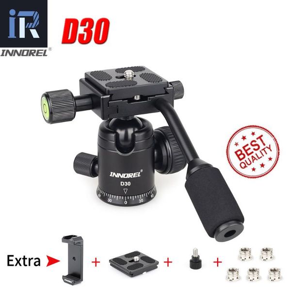tripod heads innorel d30 portable head comes with a panoramic ball detachable handle. for digital slr cameras
tripod heads innorel d30 portable head comes with a panoramic ball detachable handle. for digital slr cameras