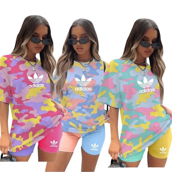 women t-shirt shorts sportswear summer desinger outfits 2 piece set s-2xl crew neck short sleeve capris tracksuit letter sports suits 3645, White
women t-shirt shorts sportswear summer desinger outfits 2 piece set s-2xl crew neck short sleeve capris tracksuit letter sports suits 3645, White