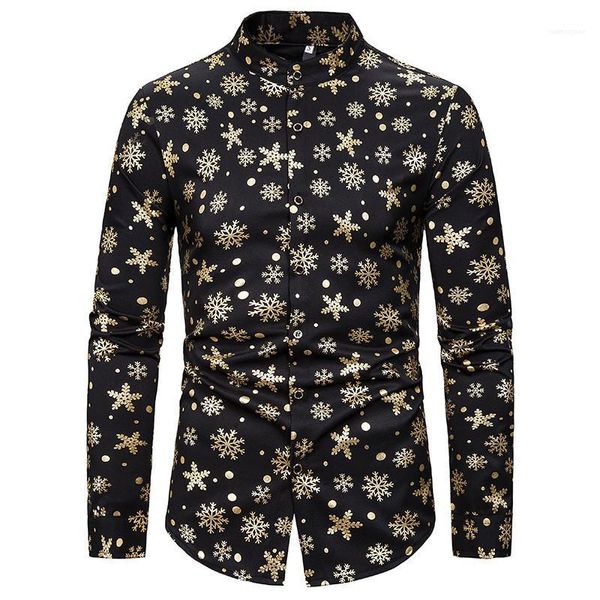 stamping snow print mens designer shirts casual males clothing christmas day mens casual shirts fashion, White;black
stamping snow print mens designer shirts casual males clothing christmas day mens casual shirts fashion, White;black