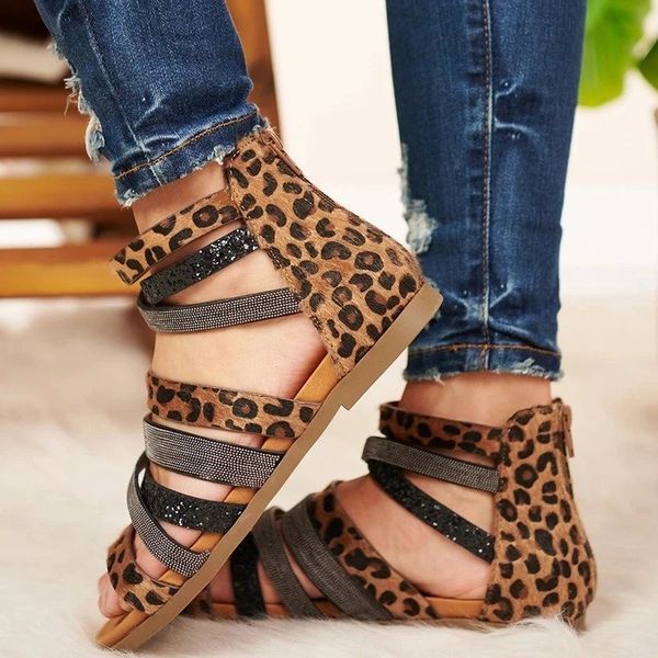 women's leopard flat slippers woman indoor causal size 35-43 ladies snakeskin soft pu leather female sandals, Black
women's leopard flat slippers woman indoor causal size 35-43 ladies snakeskin soft pu leather female sandals, Black