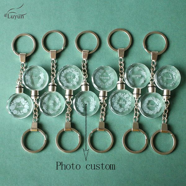 luyun creative inner carving wreath english alphabet pattern crystal glass keychain glow key chain gift wholesale key ring, Silver
luyun creative inner carving wreath english alphabet pattern crystal glass keychain glow key chain gift wholesale key ring, Silver