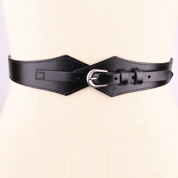 seebeautiful irregular wide belts female metal pin buckle pu leather stitching elastic cloth summer 2020 new fashion tide l393, Black;brown
seebeautiful irregular wide belts female metal pin buckle pu leather stitching elastic cloth summer 2020 new fashion tide l393, Black;brown