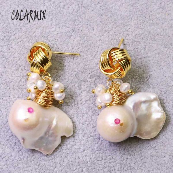 3 pairs big baroque pearl earrings natural jewelry fashion jewels for women accessories gift pearl jewelry earrings 6232, Silver
3 pairs big baroque pearl earrings natural jewelry fashion jewels for women accessories gift pearl jewelry earrings 6232, Silver