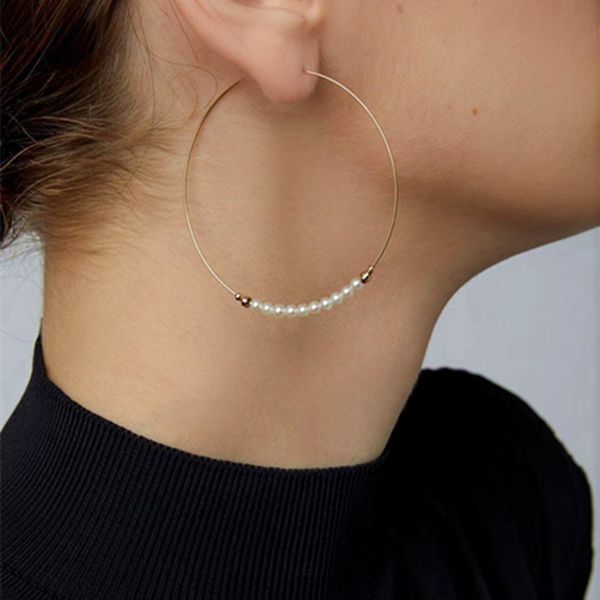 bohe fashion pearl big earrings for women baroque new jewelry white statement earrings girls accessories christmas gifts, Golden;silver
bohe fashion pearl big earrings for women baroque new jewelry white statement earrings girls accessories christmas gifts, Golden;silver