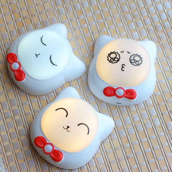 whloesale sensor light led aisle lights cute cat rechargable led night light body control automatic sensor light bedroom bedside lamp lights
whloesale sensor light led aisle lights cute cat rechargable led night light body control automatic sensor light bedroom bedside lamp lights