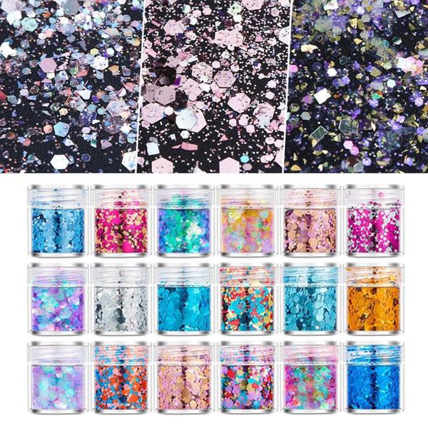nail glitter shimmer durable safe flash powder sequins with 18 colors make up art decoration, Silver;gold
nail glitter shimmer durable safe flash powder sequins with 18 colors make up art decoration, Silver;gold