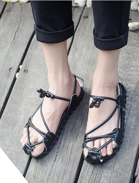 flops new men's flip genuine leather slippers summer fashion beach sandals shoes for men, Black
flops new men's flip genuine leather slippers summer fashion beach sandals shoes for men, Black