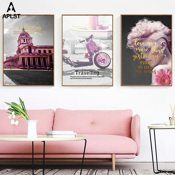 european palace traveling love quote poster and prints flower woman printing on canvas art painting home living room decor
european palace traveling love quote poster and prints flower woman printing on canvas art painting home living room decor