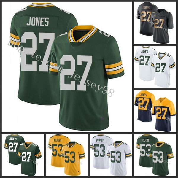 green bay packers white yellow 53 nick perry red 27 josh jones green team color stitched nfl blue jersey, Black;red
green bay packers white yellow 53 nick perry red 27 josh jones green team color stitched nfl blue jersey, Black;red