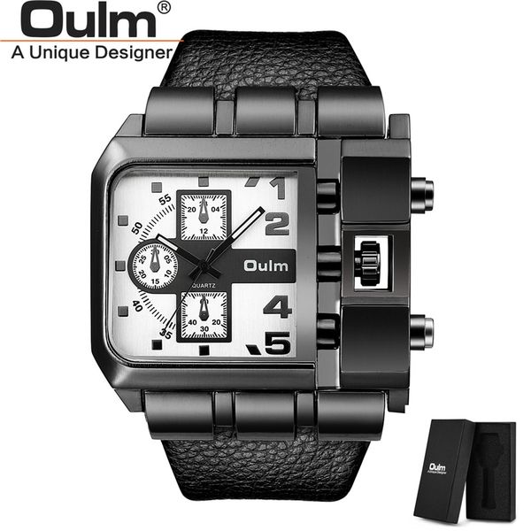 oulm 3364 dropshipping quartz watches men big dial unique watch built-in button sport male clock relogio masculino, Slivery;brown
oulm 3364 dropshipping quartz watches men big dial unique watch built-in button sport male clock relogio masculino, Slivery;brown